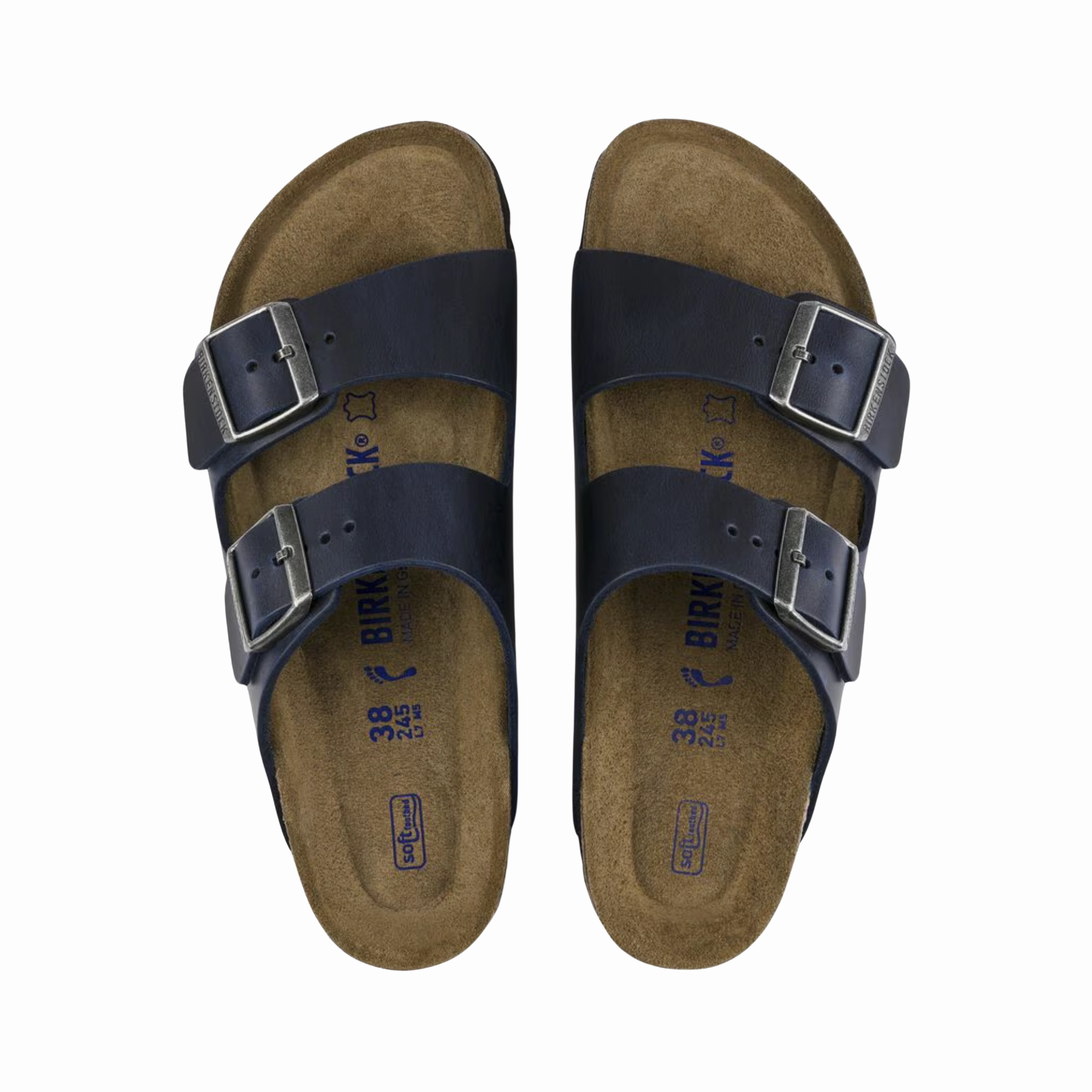 Women's Arizona Soft Footbed (Oiled Leather) - Blue