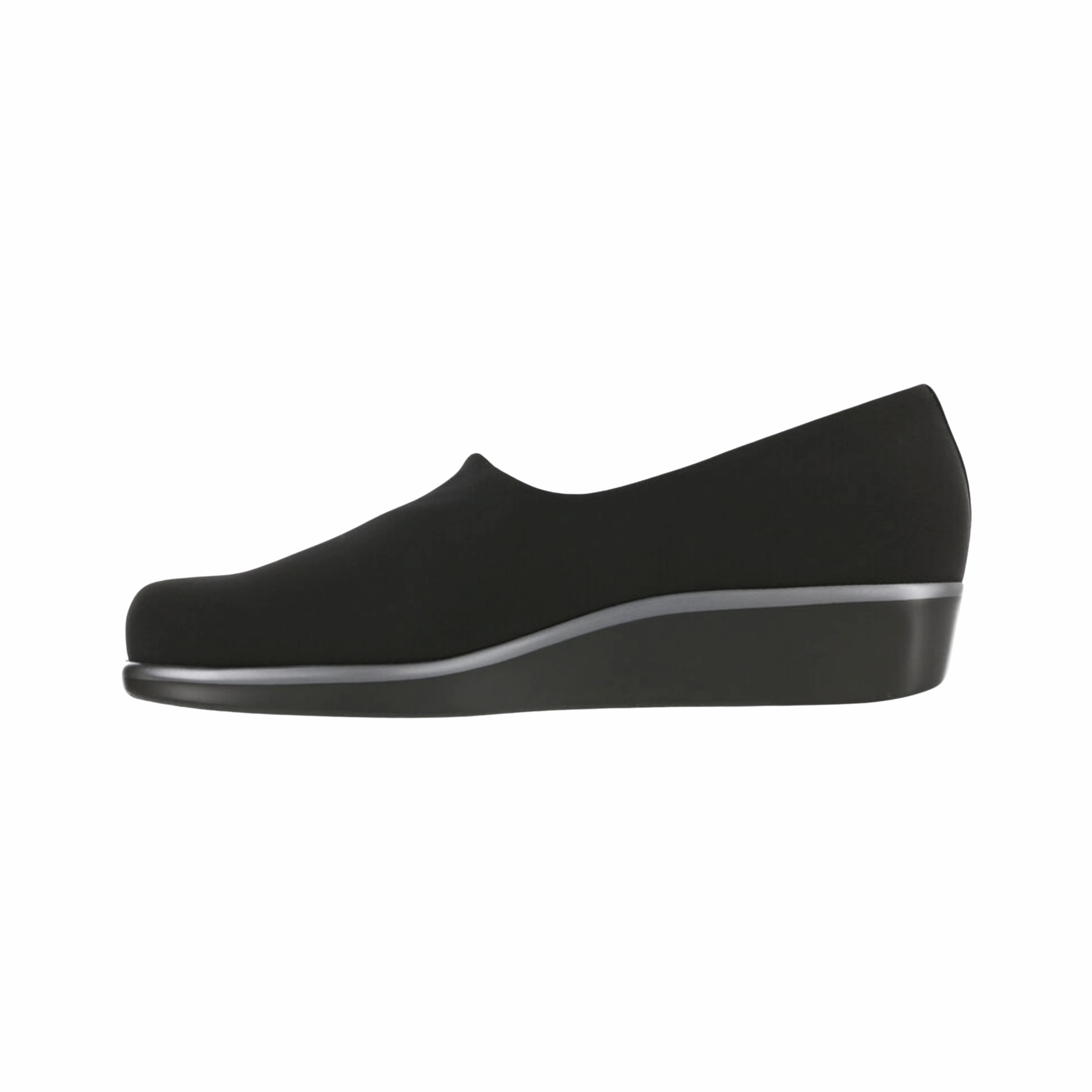 Women's Bliss Slip-On Wedge - Black (Regular Width)