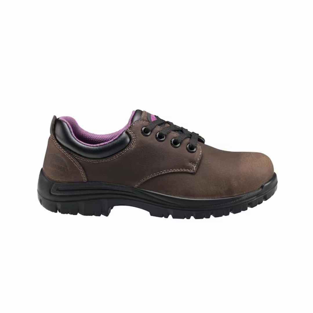 Women's Foreman Oxford Composite Toe - Brown (D Width)