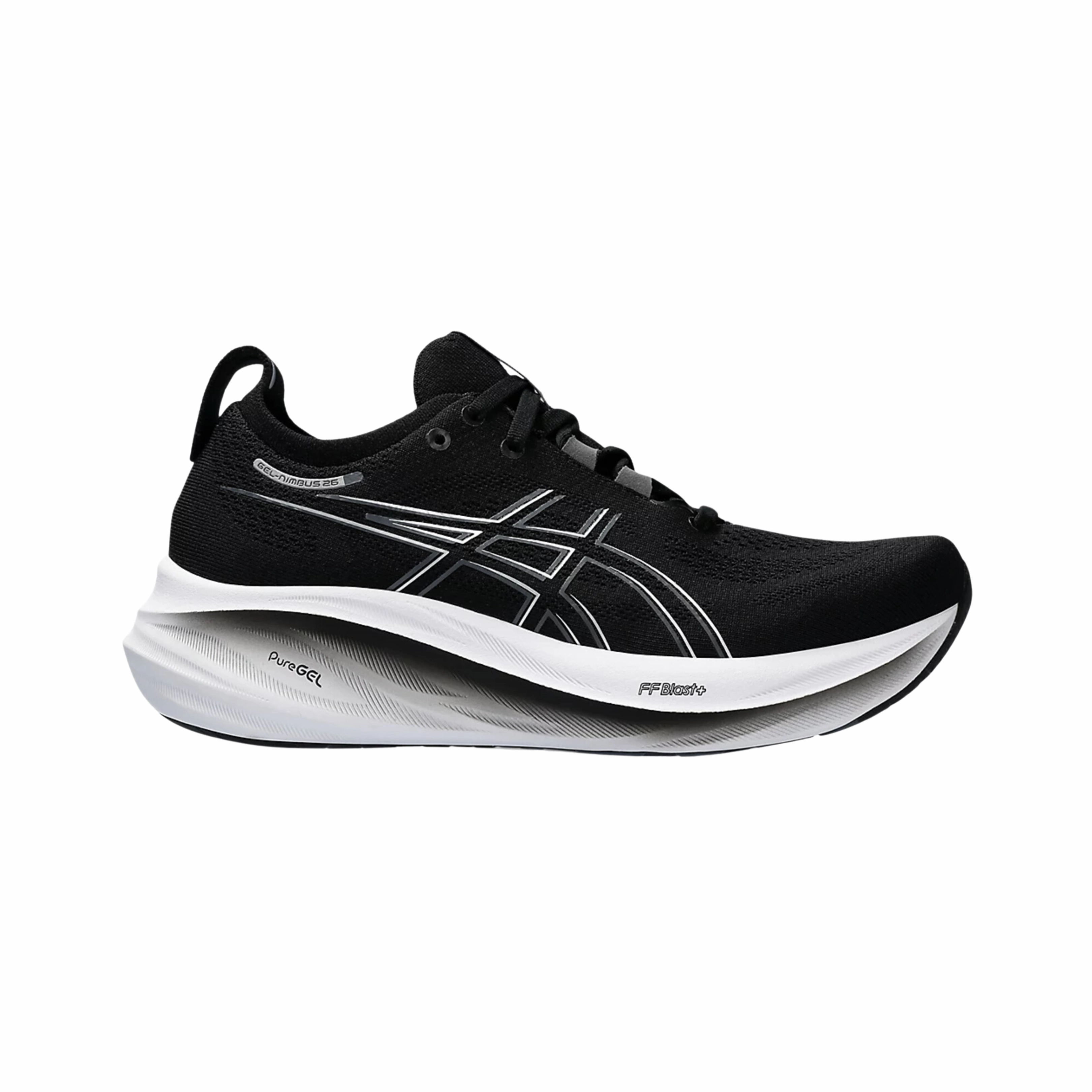 Women's Gel-Nimbus 26 - Black/Graphite Grey (B Width)