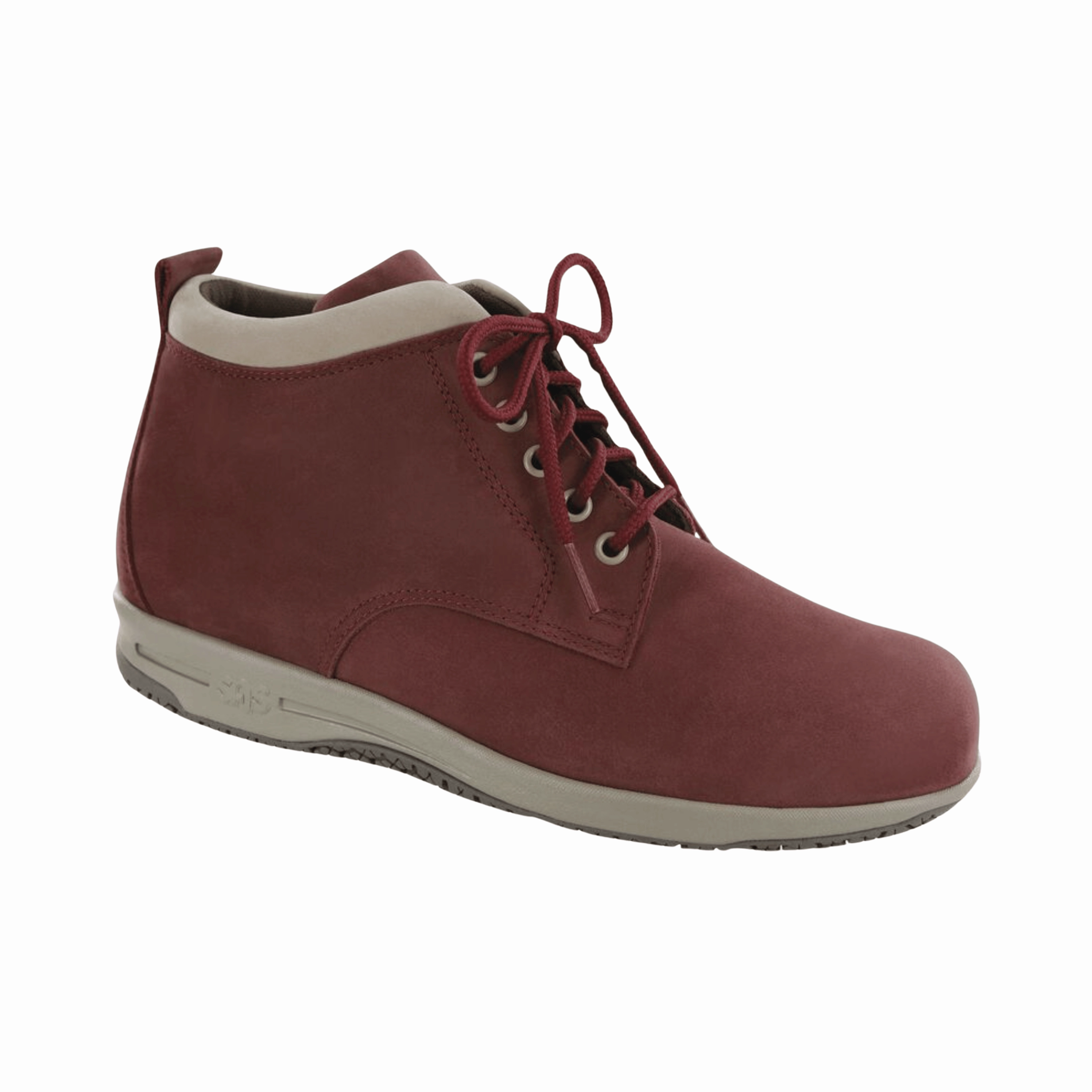 Women's Gretchen Chukka Boot - Red/Taupe (Wide Width)