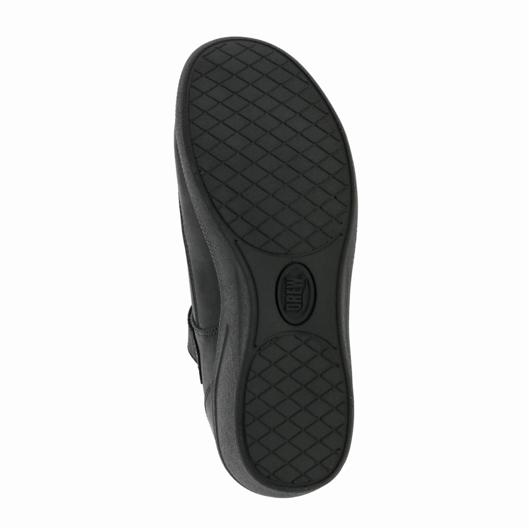 Women's Jillian - Black Leather (Wide Width)