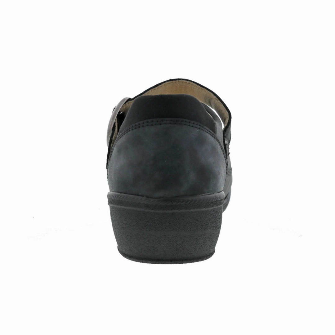 Women's Jillian - Black Leather (Wide Width)
