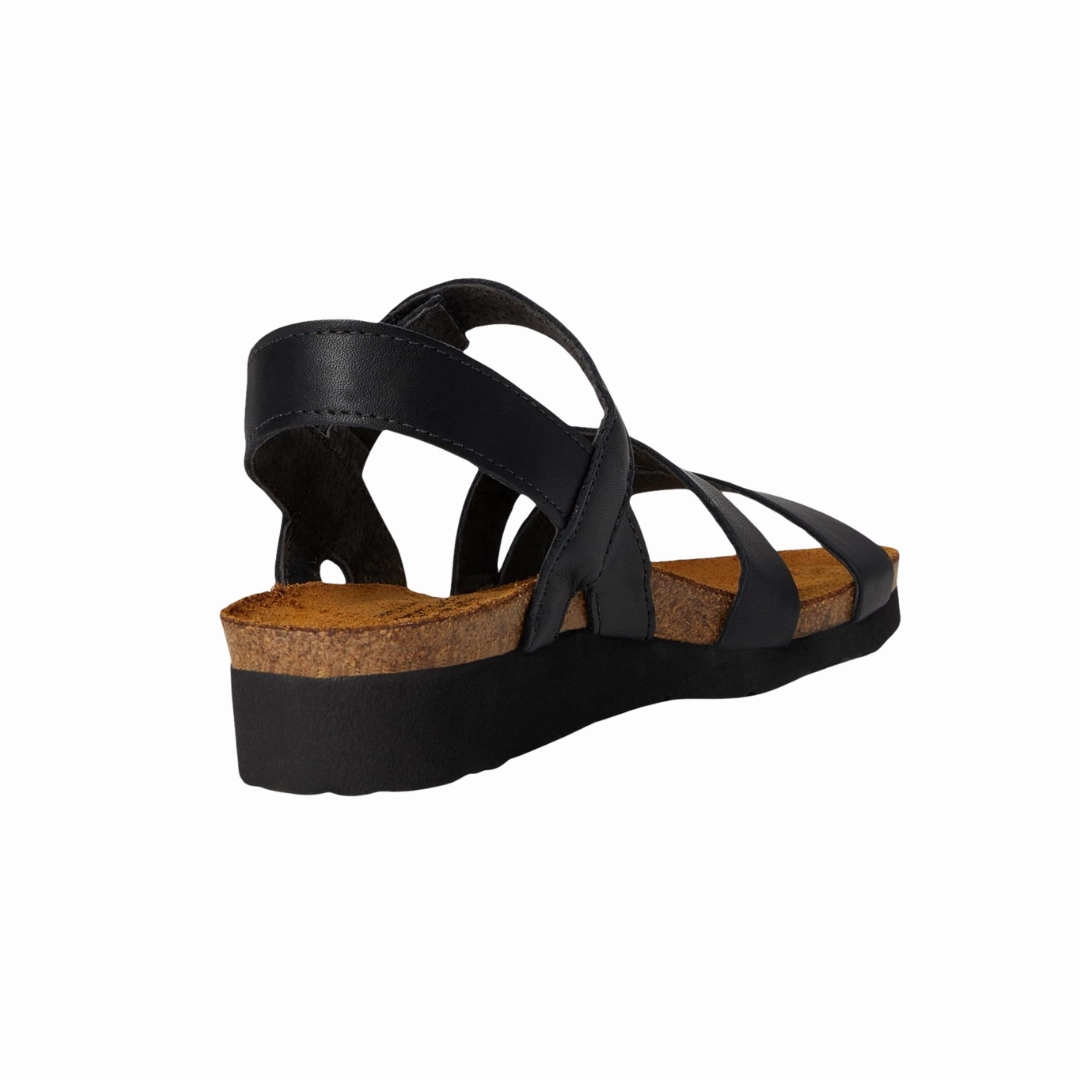 Women's Kayla - Black Matte Leather (Wide Width)