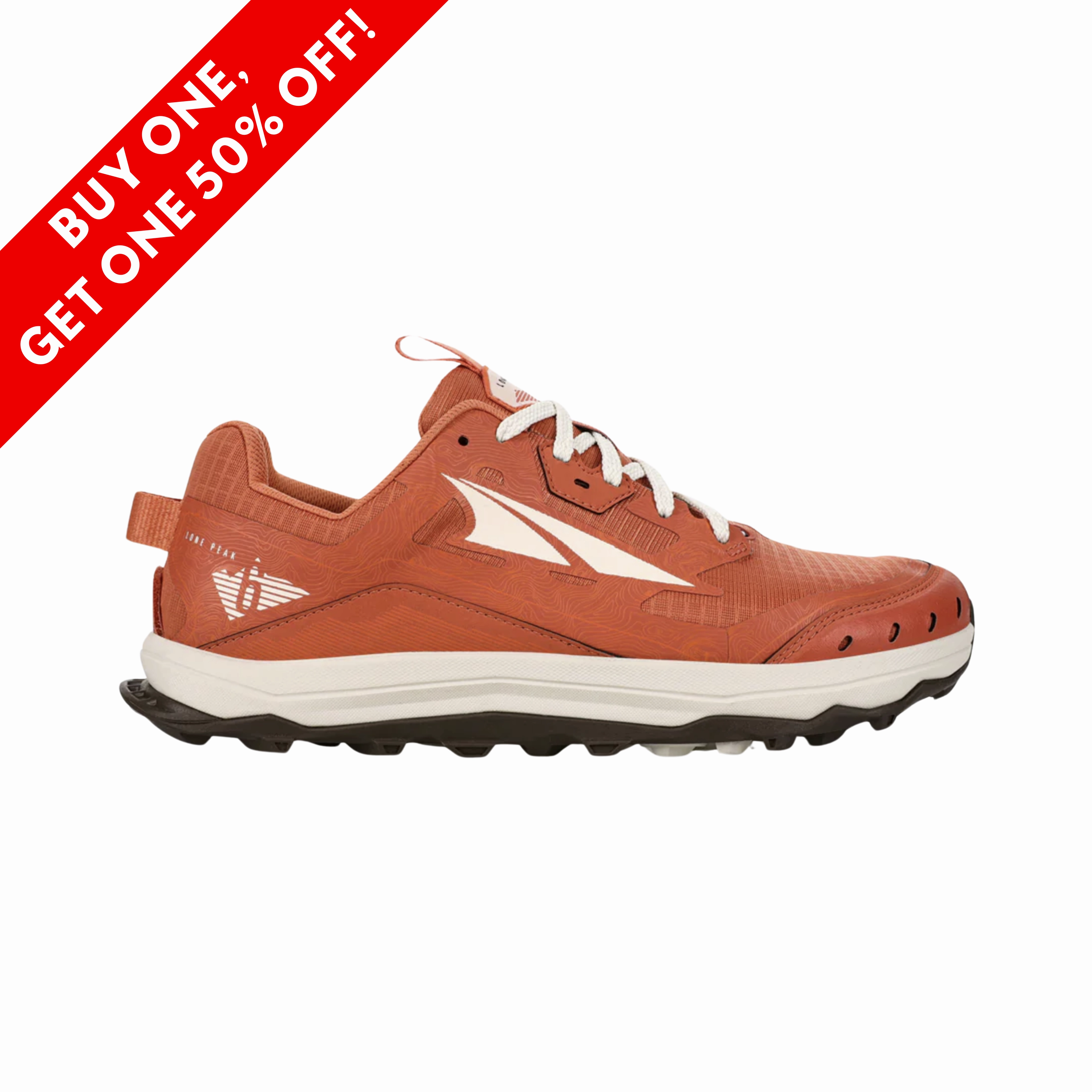 Women's Lone Peak 6 - Red/Gray (Regular Width)