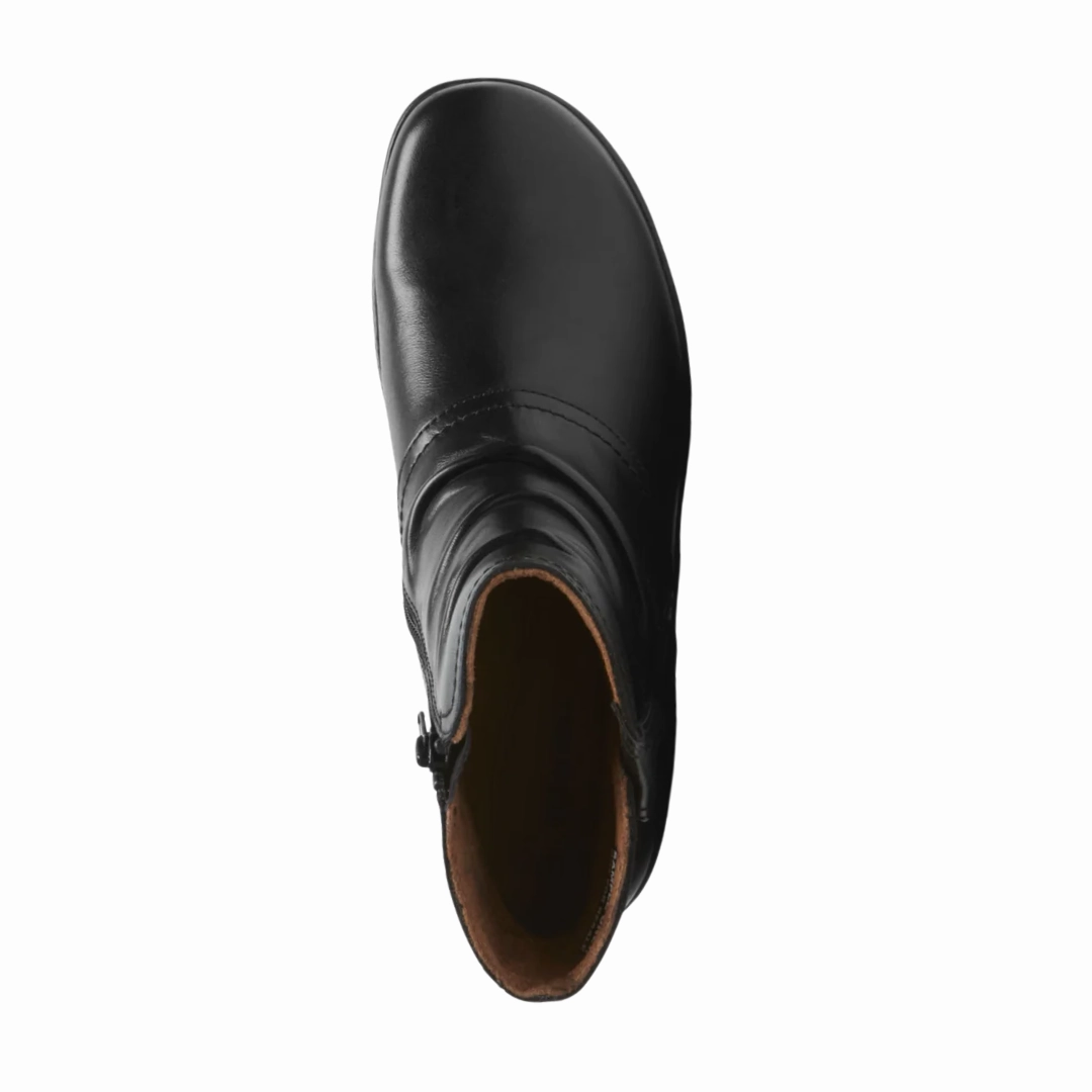 Women's Penfield Ruched Boot - Black (Regular Width)