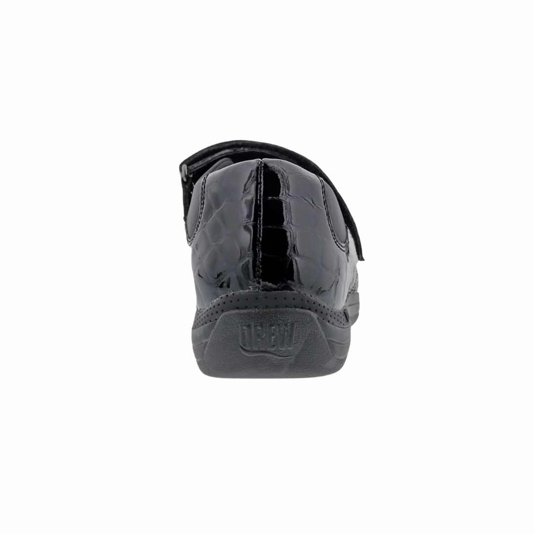 Women's Rose - Black Croc (Wide Width)