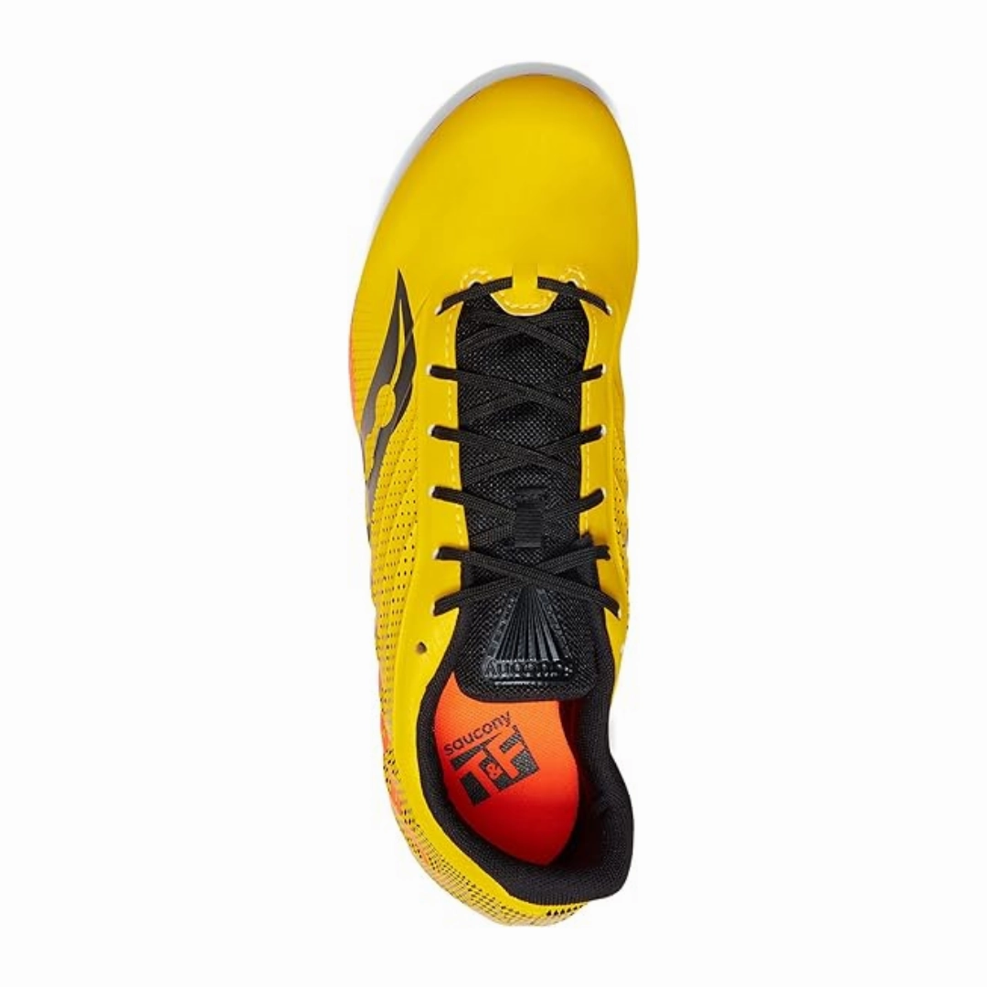 Women's Spitfire 5 Spikes - ViziGold/ViziRed (Regular Width)