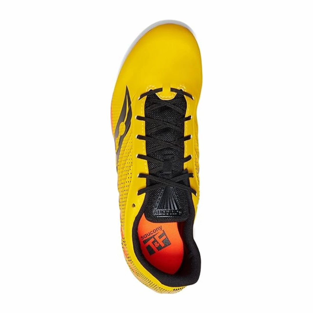 Women's Spitfire 5 Spikes - ViziGold/ViziRed (Regular Width)
