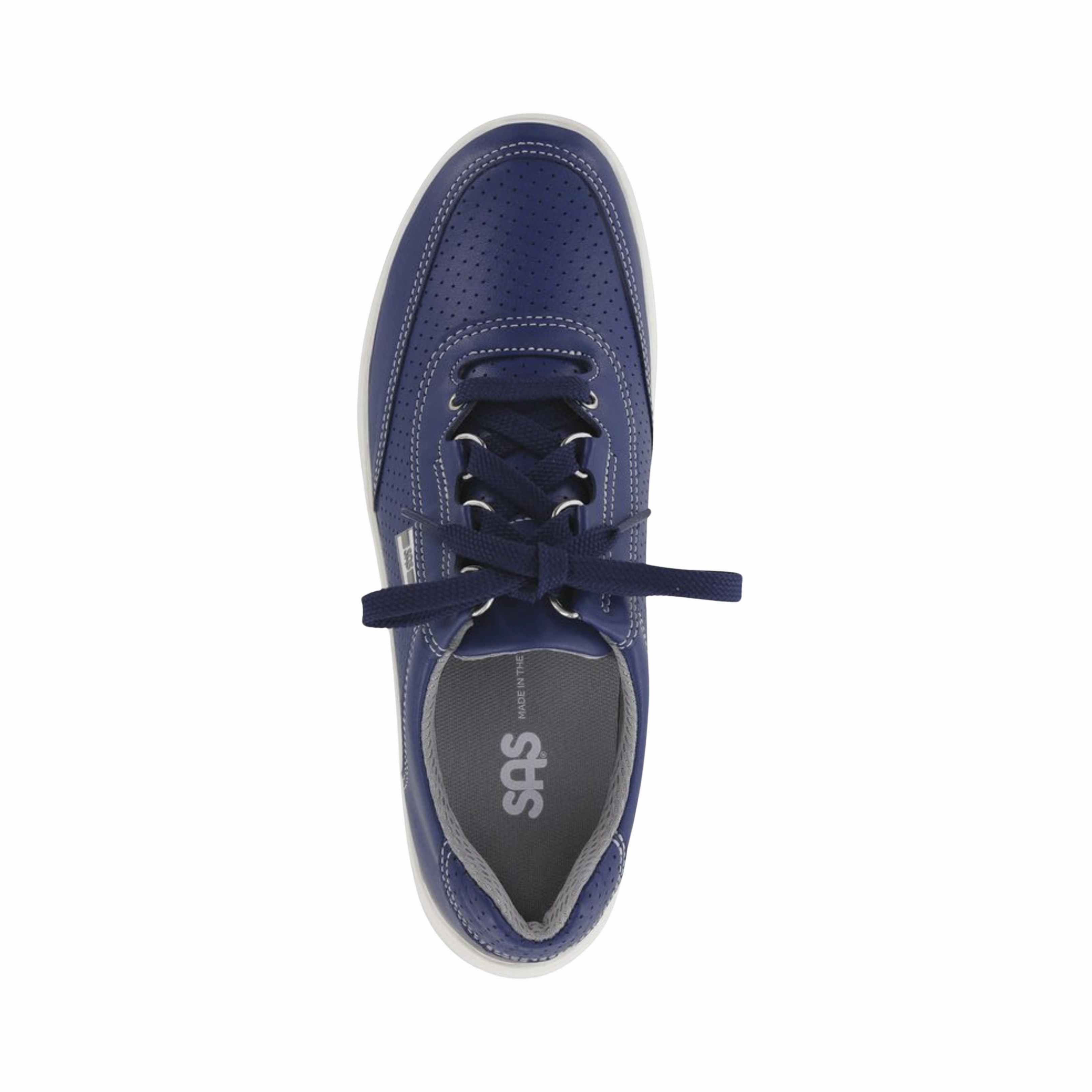 Women's Sporty Lux Sneaker - Blue Perf (Wide Width)