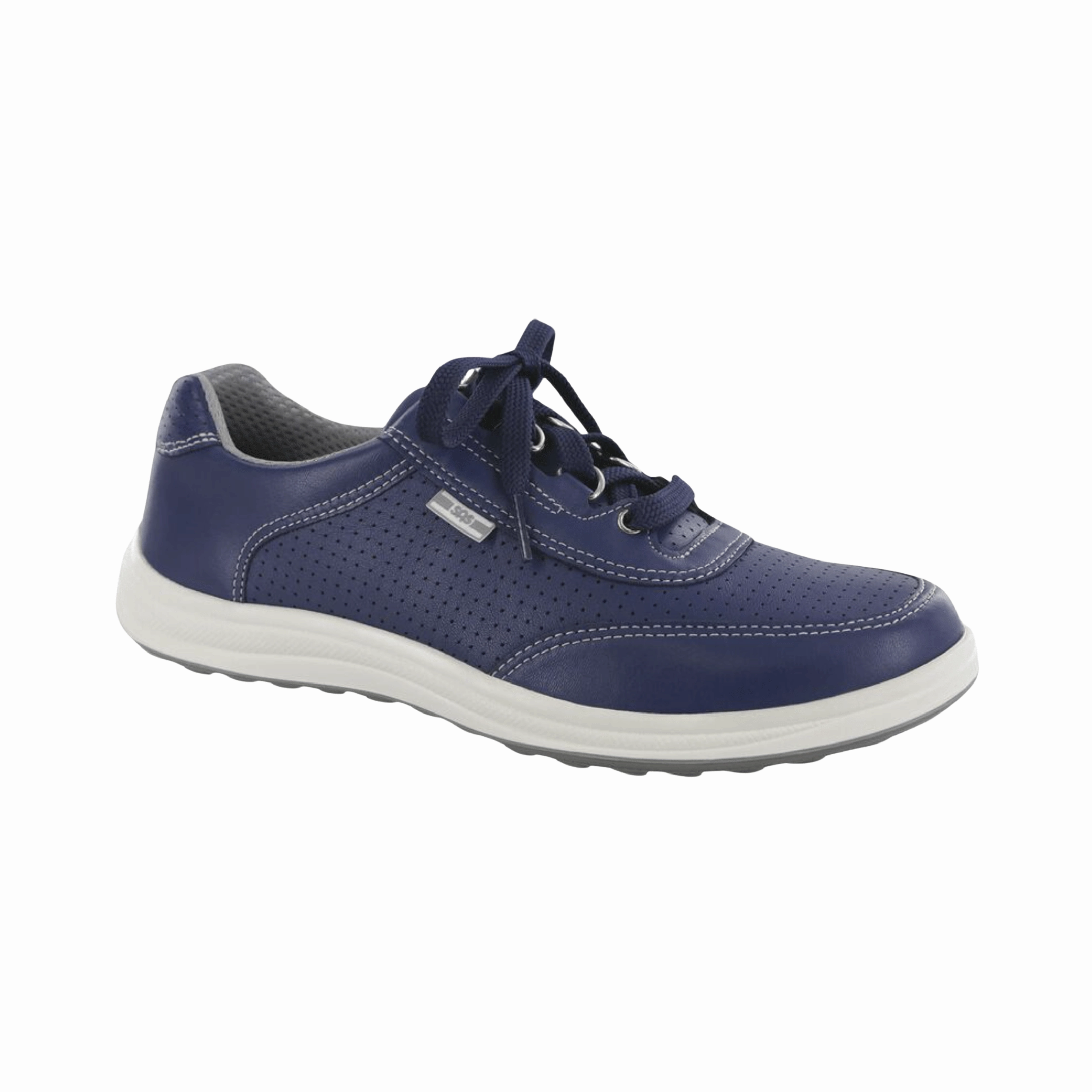 Women's Sporty Lux Sneaker - Blue Perf (Wide Width)