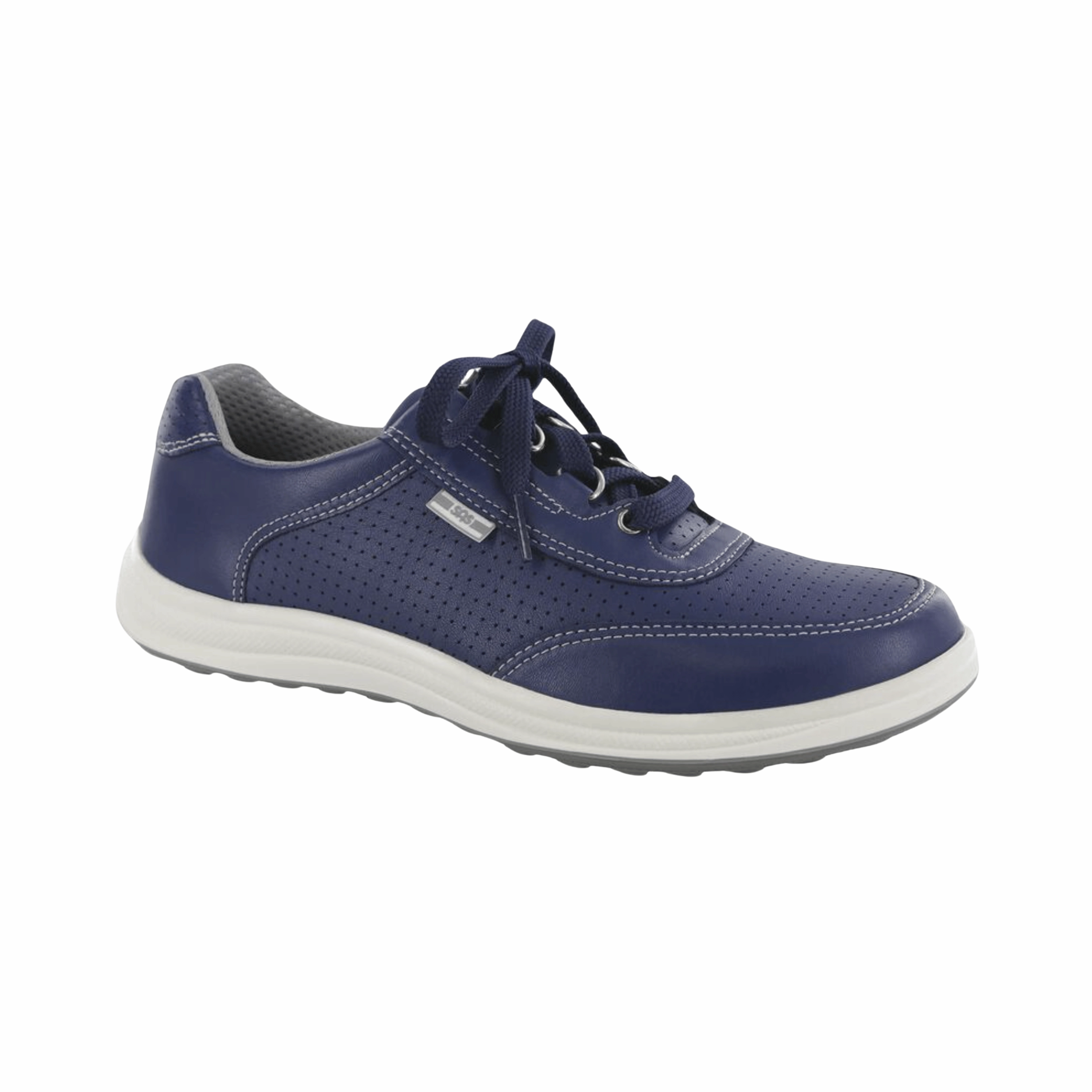 Women's Sporty Lux Sneaker - Blue Perf (Wide Width)