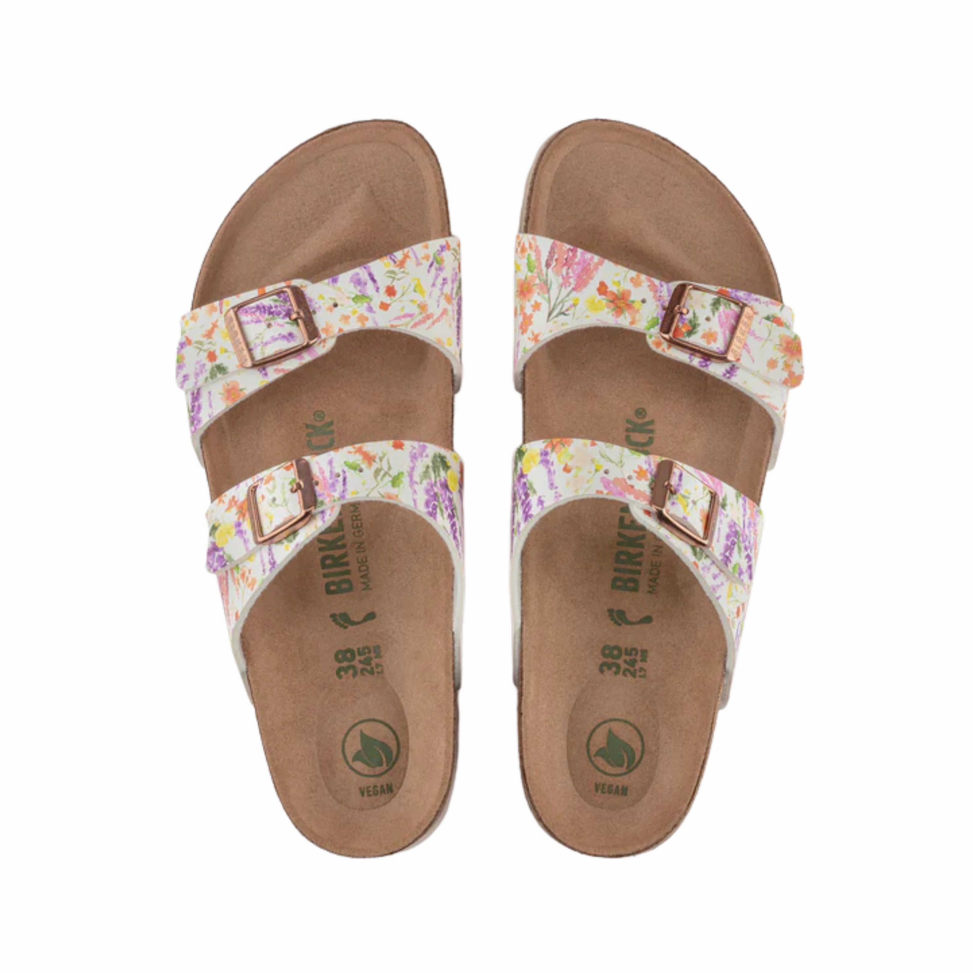 Women's Sydney Vegan (Birko-Flor) - Summer Floral Rose