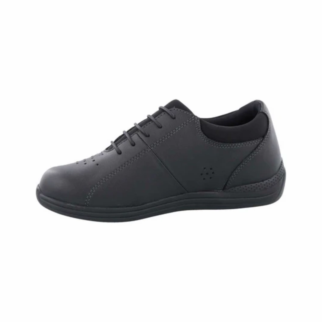 Women's Tulip - Black Leather (Wide Width)