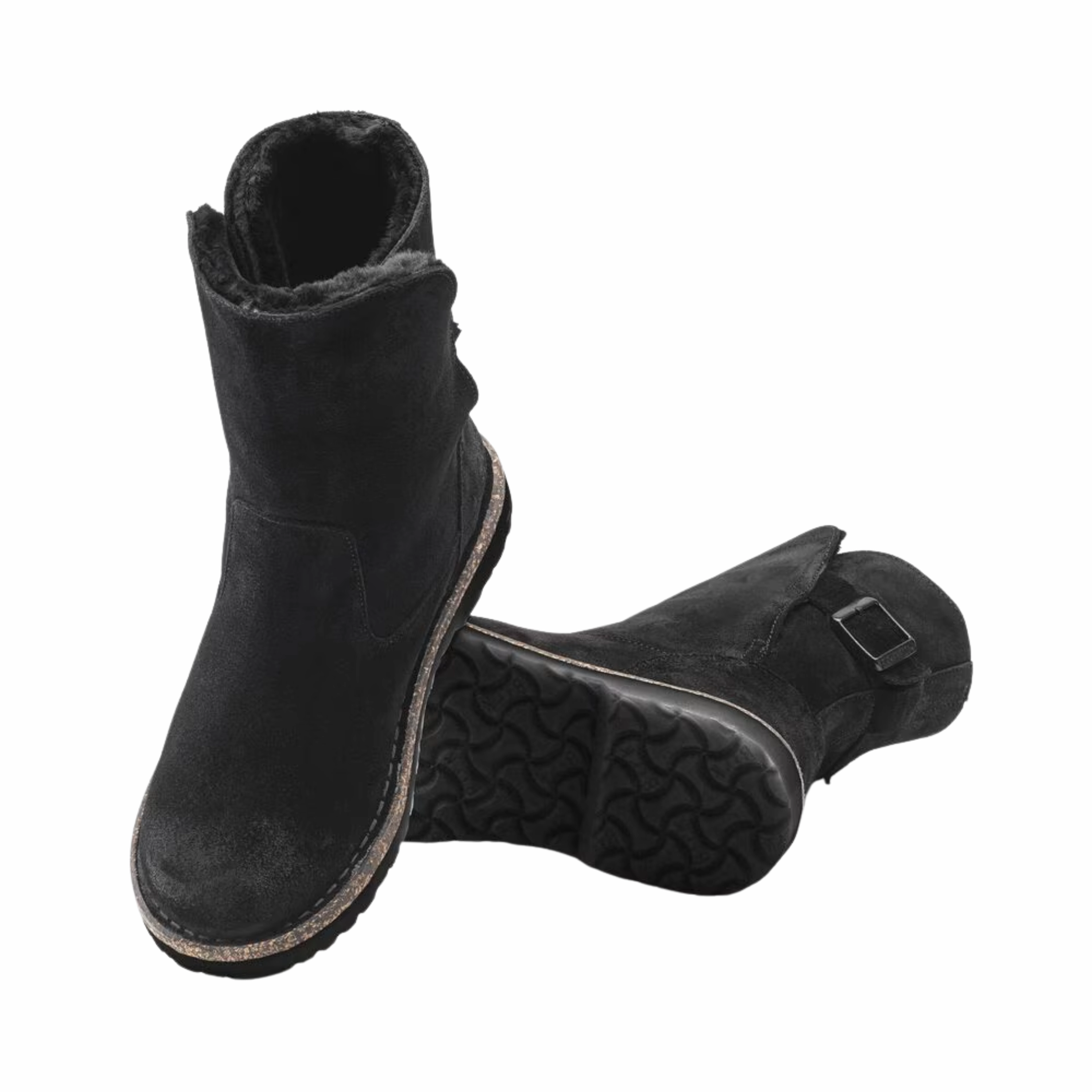 Women's Uppsala Shearling (Suede Leather) - Black