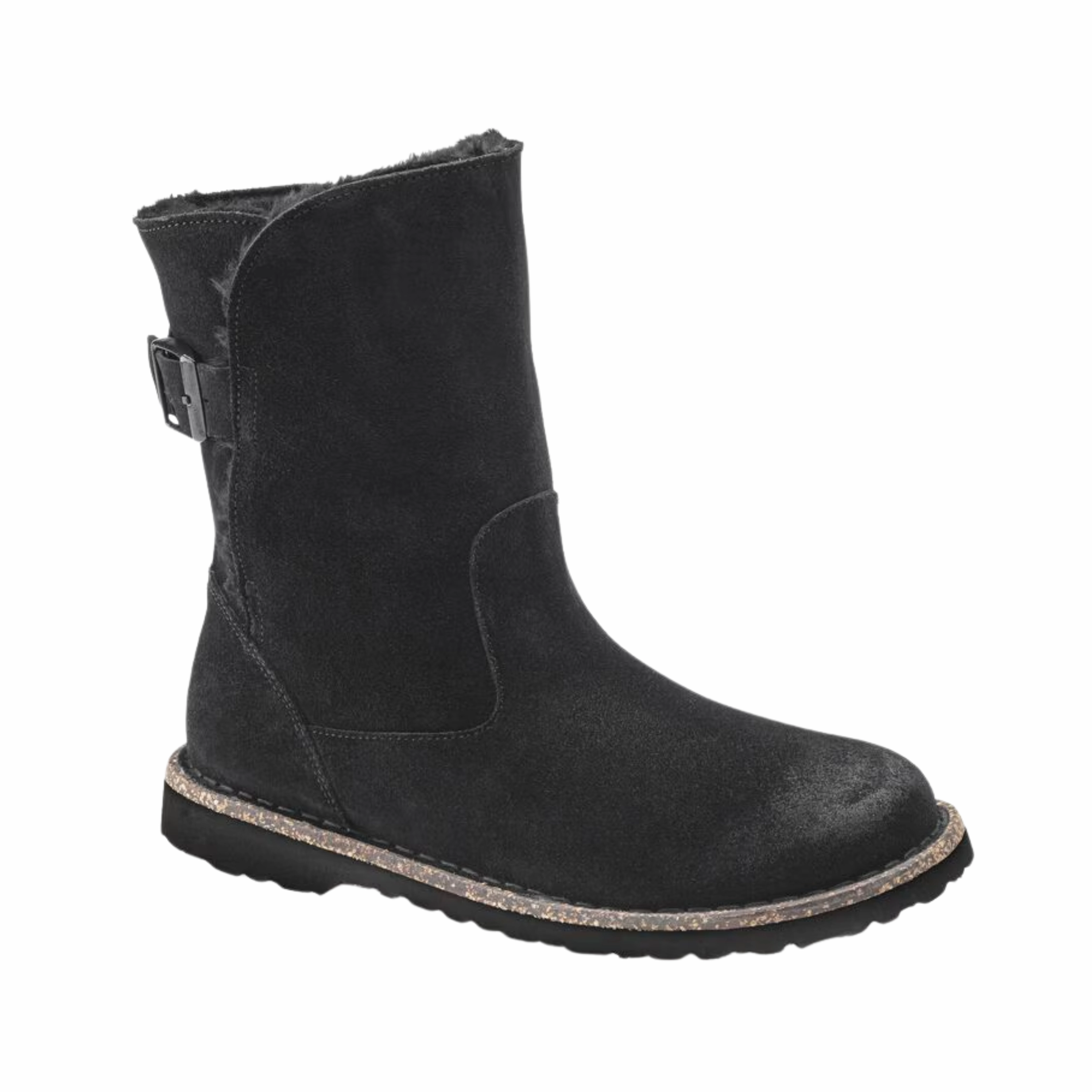 Women's Uppsala Shearling (Suede Leather) - Black