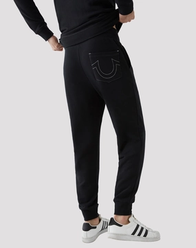 Wool - sourced fashion True Religion Classic Logo Joggers Budget - friendly fashion