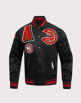 Workwear options Pro Standard Atlanta Hawks Mashup Rib Satin Jacket Fashion bloggers' picks