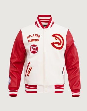 Workwear options Pro Standard Atlanta Hawks Retro Classic Rib Wool Varsity Jacket Workwear options